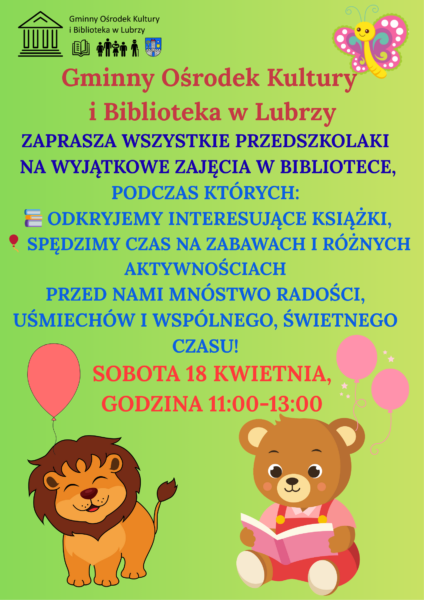 Spotkanie z przedszkolakami w bilbiotece