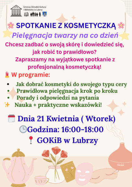 Spotkanie z kosmetyczką