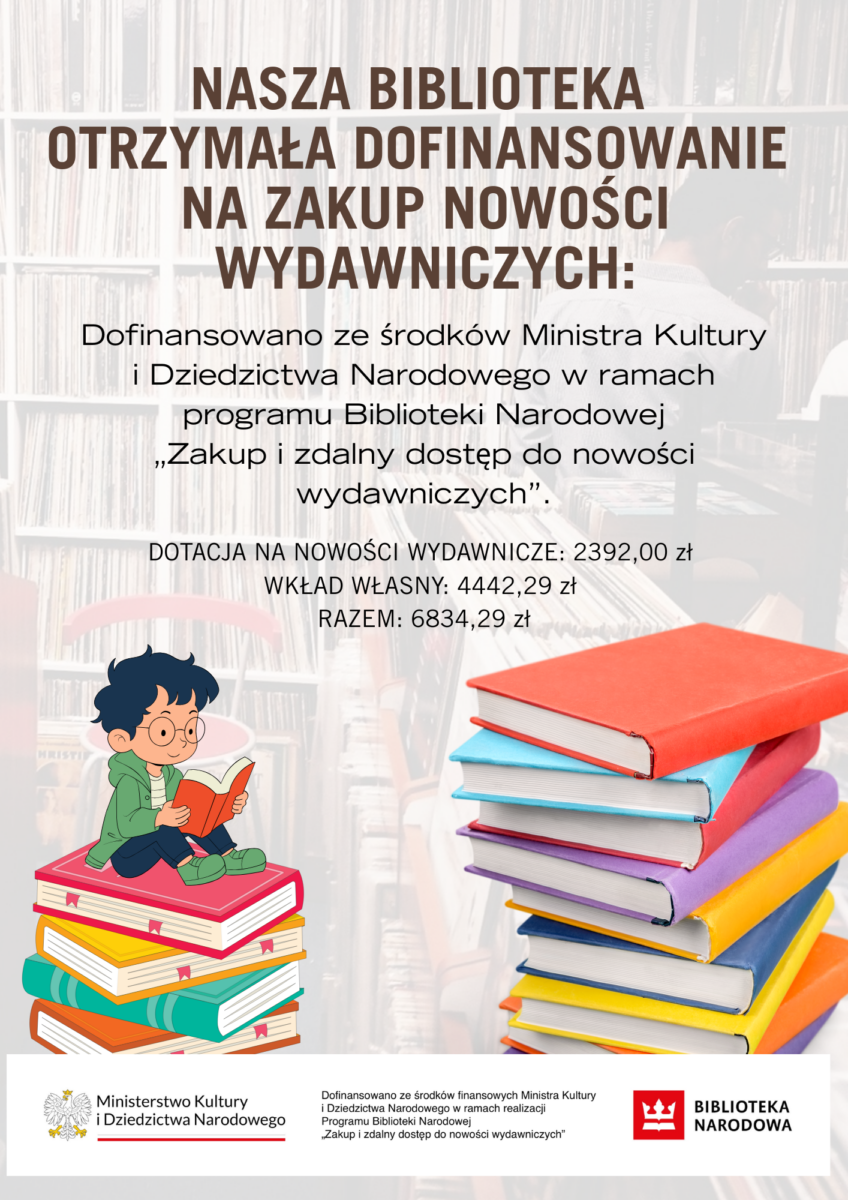 Dofinansowanie biblioteki